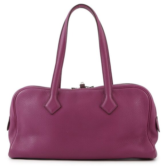 HERMES Victoria Elan Size 38 Taurillon Clemence Tosca - Picture 15 of 16